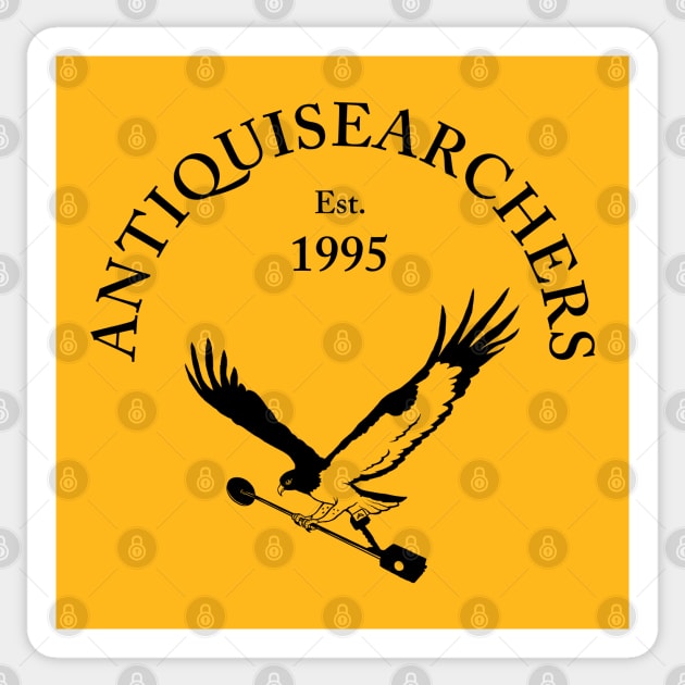 Antiquisearchers logo - DMDC Detectorists Sticker by InflictDesign